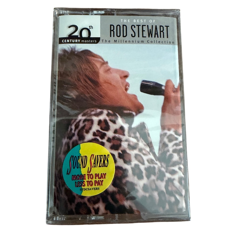 NEW The Best of Rod Stewart The Millenium Collection Casette Tape 1999 Sealed